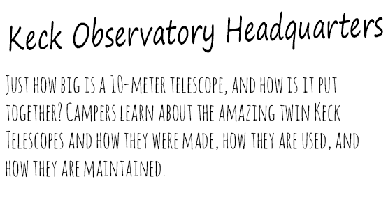 Keck Observatory HQ Mirror