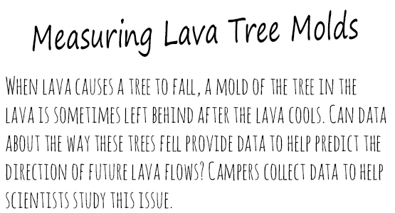 measuring lava flows